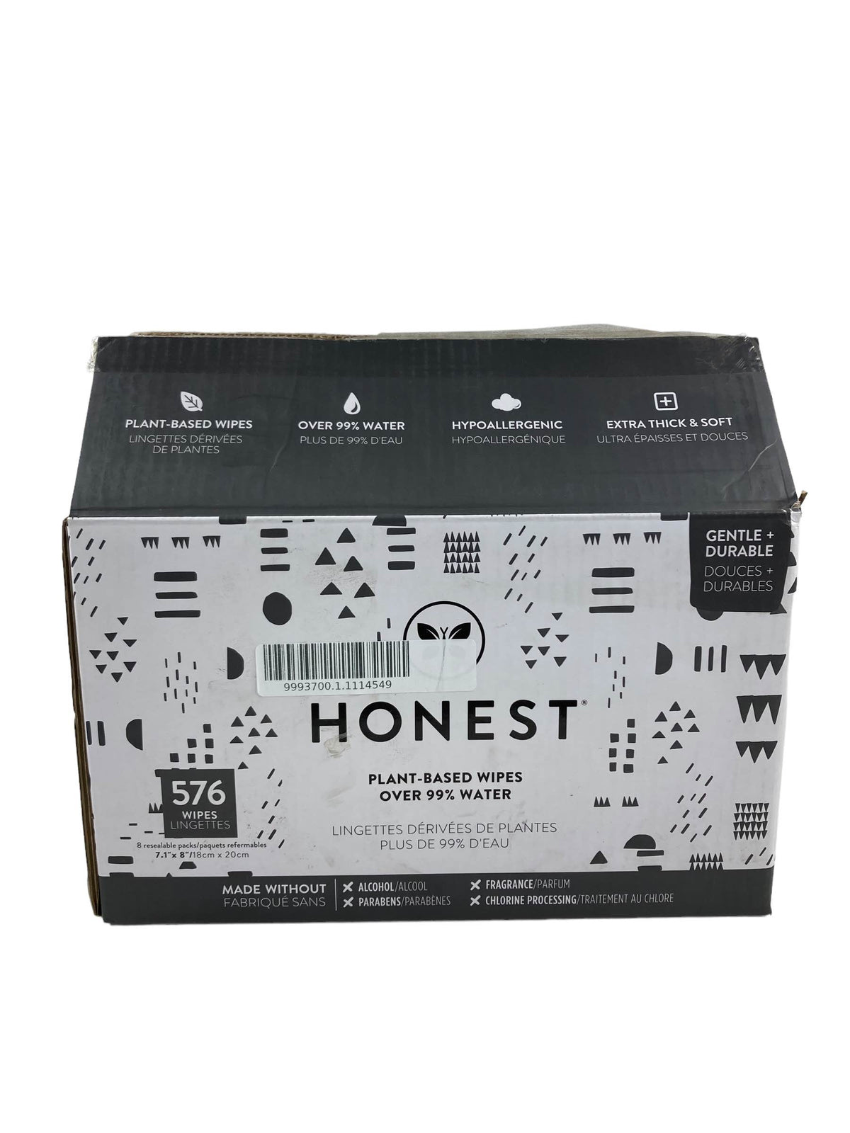 Honest Company Wipes 576 Count, Pattern Play — GoodBuy Gear