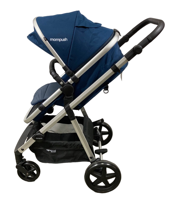 secondhand Mompush Meteor 2 Stroller, 2022, Navy Blue