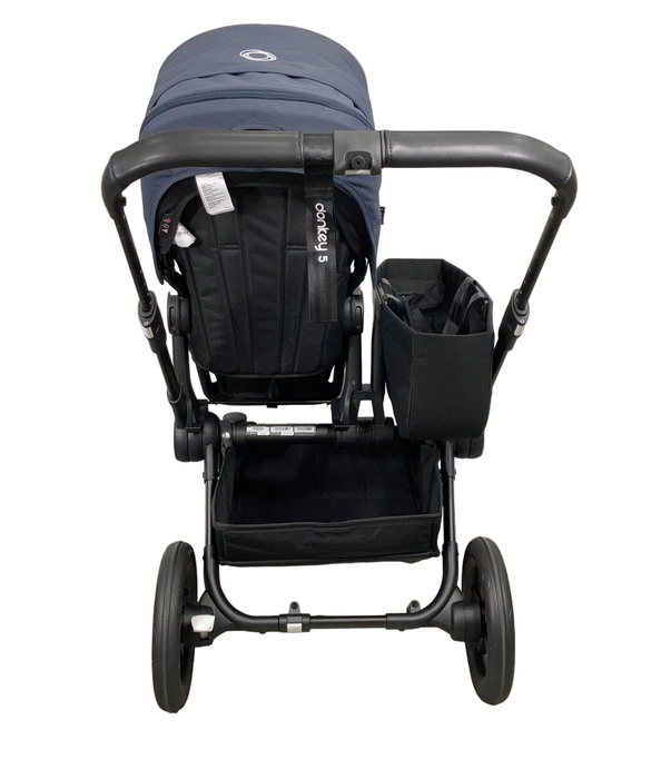 Bugaboo Donkey 5 Stroller Mono, 2022, Midnight Black, Stormy Blue, Black