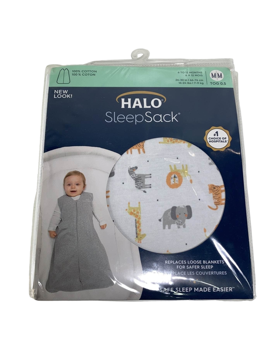 used Halo Cotton Sleepsack, M, Jungle