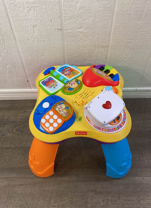 used Fisher Price Laugh & Learn Puppy and Friends Learning Table