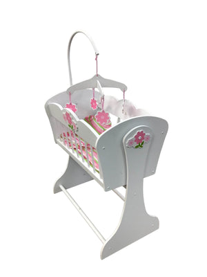 Kidkraft doll cradle and highchair online set