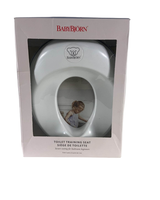 Shop BabyBjorn Toilet Trainer Seat, White/Grey at GoodBuy Gear