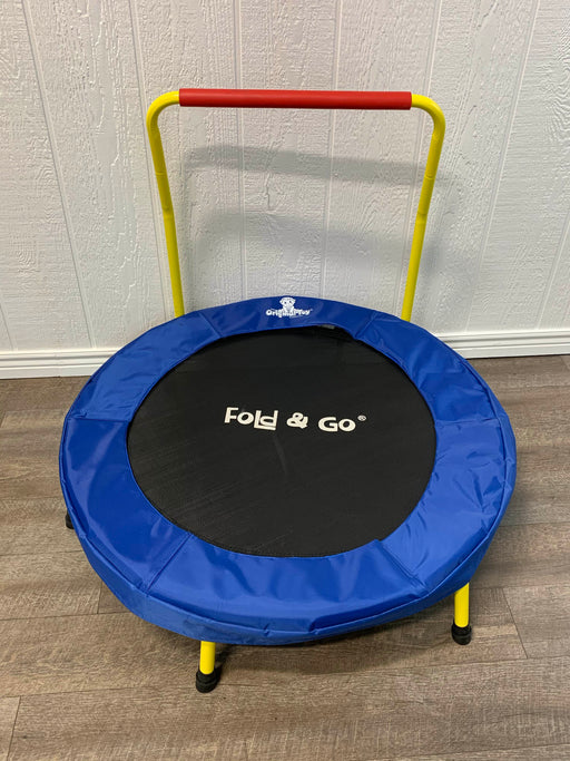 used The Original Toy Company Fold & Go Trampoline