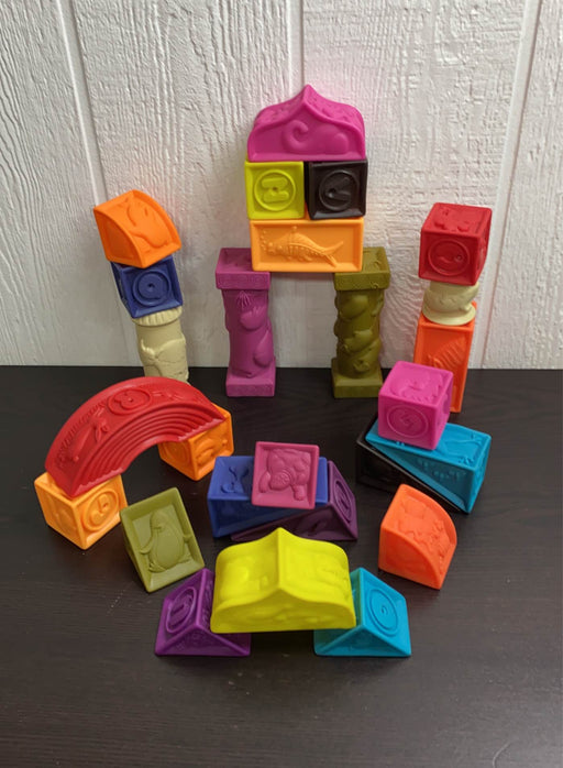 secondhand B. toys Elemenosqueeze Blocks