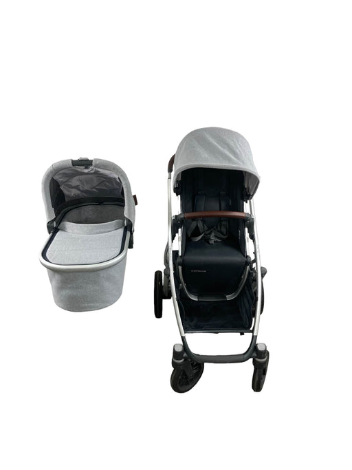 used UPPAbaby VISTA V2 Stroller, 2021, Anthony (White & Grey Chenille)