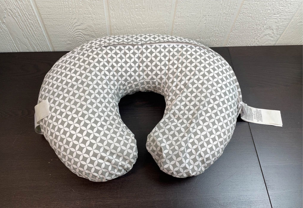 Shop Boppy Luxe Feeding and Infant Support Pillow, Gray Geo Circles at GoodBuy Gear