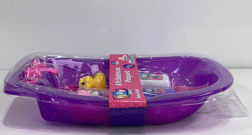 secondhand Play Zone Baby Doll Bath Tub Set