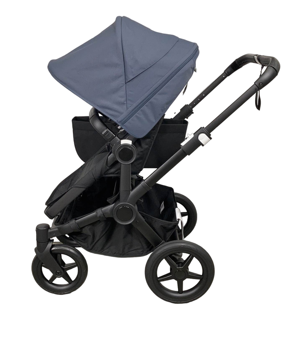 secondhand Bugaboo Donkey 5 Stroller Mono, 2022, Midnight Black/Stormy Blue, Black