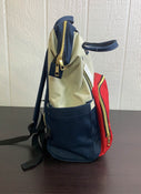 secondhand AFBP Sydney Breast Pump Backpack, Navy red and cream