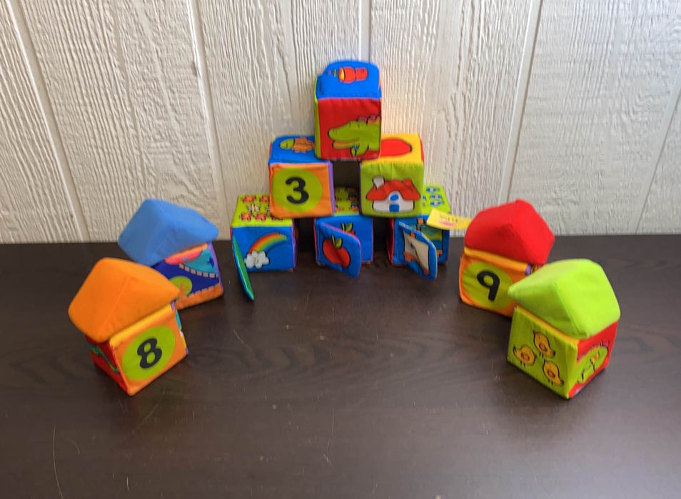 secondhand Melissa & Doug K’s Kids Match & Build Soft Blocks