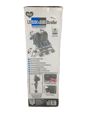 Delta lx side by side umbrella stroller sales