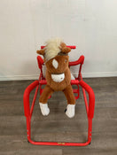 secondhand Rockin’ Rider Lucky Talking Plush Spring Horse