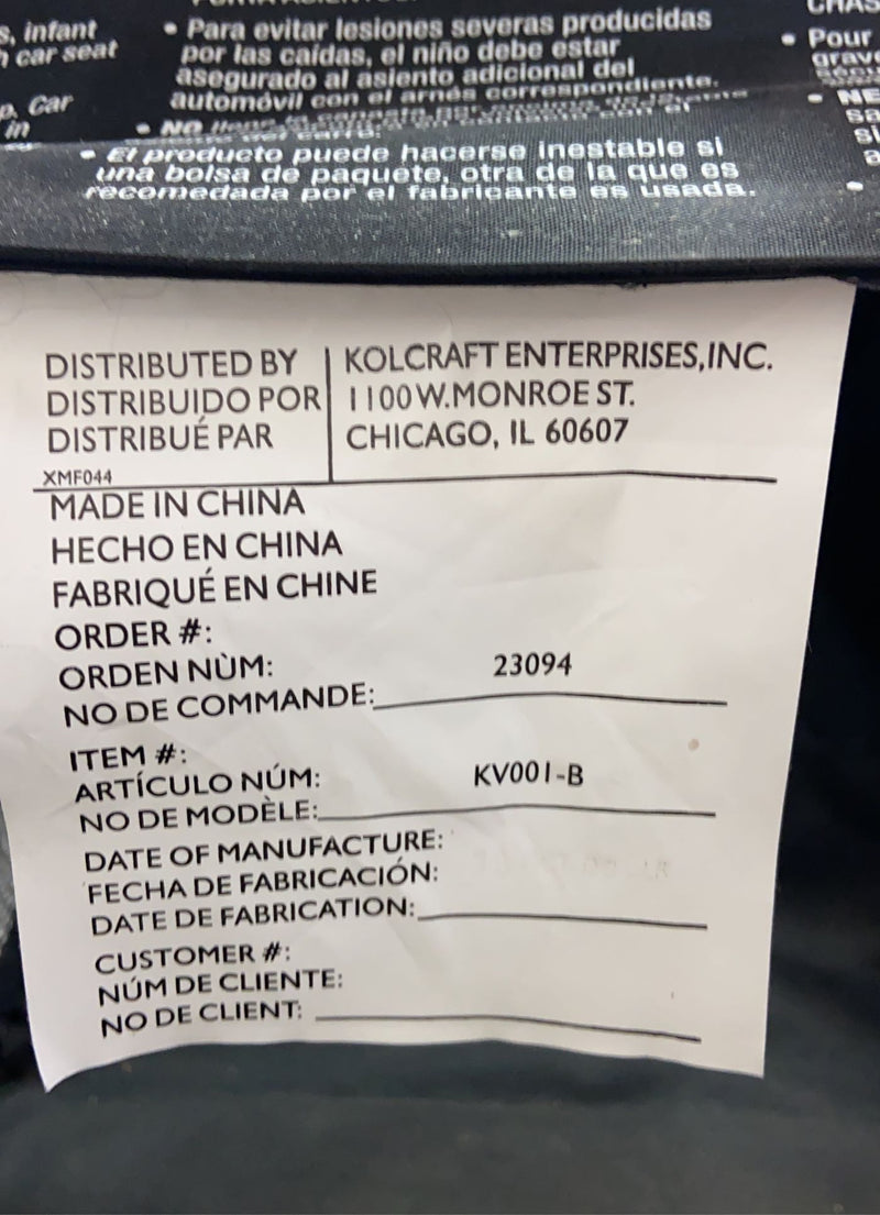 Kolcraft Universal 2 Infant Car Seat Carrier Stroller