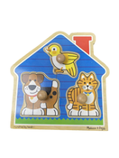used Melissa & Doug Jumbo Knob Puzzle