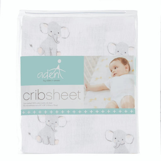 used Aden + Anais Muslin Crib Sheet, Safari Babes