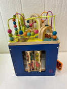 secondhand B. Toys Zany Zoo Wooden Activity Cube