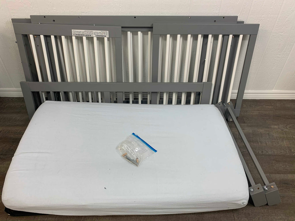 Babyletto Hudson 3in1 Convertible Crib, 2017, With Mattress