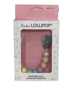 used LouLou Lollipop Pacifier Clip, Cotton Candy , Lolli