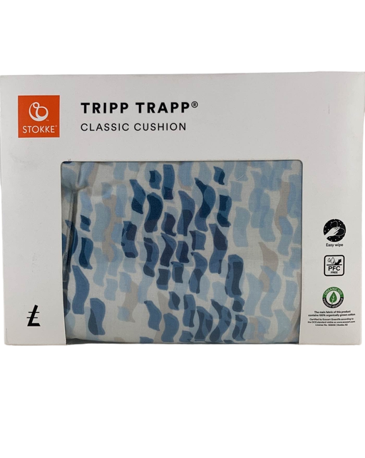 used Stokke Tripp Trapp Classic Cushion, Waves Blue