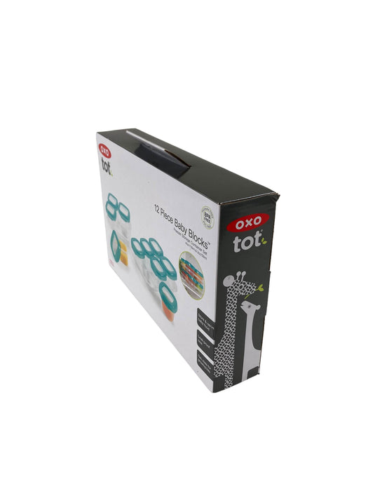 secondhand OXO Tot 12-Piece Baby Blocks Set