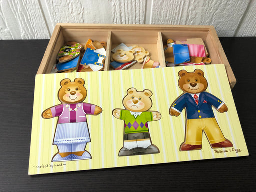 used Melissa & Doug Wooden Bear Dress-Up