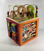 secondhand B. toys Zany Zoo Wooden Activity Cube