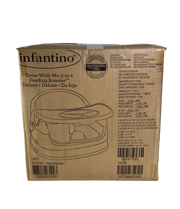 used Infantino Grow With Me 4 In 1 Two Can Dine Deluxe Booster Seat