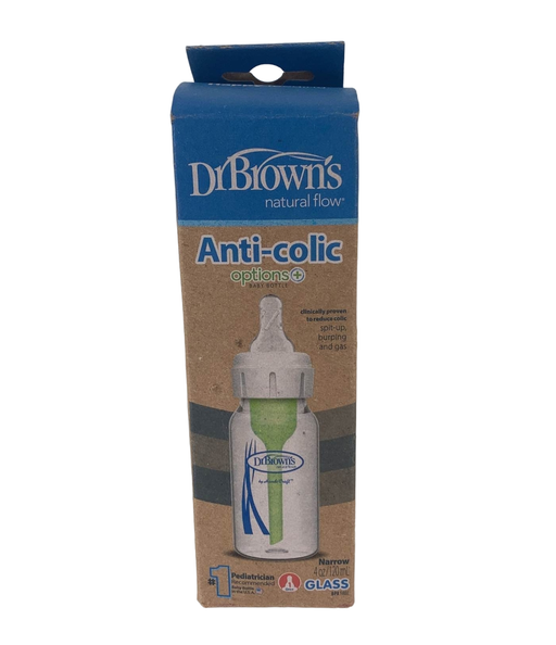 used Dr. Brown's Options+ Anti-Colic Narrow Glass Bottle 4oz