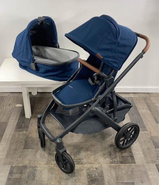 secondhand UPPAbaby VISTA V2 Stroller, 2021, Gregory (Blue Melange)