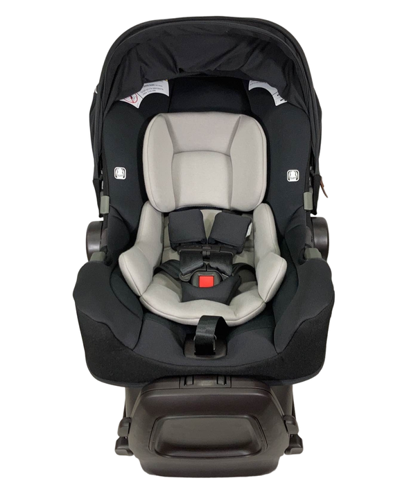 secondhand Nuna PIPA rx Infant Car Seat with RELX Base, 2021, Caviar