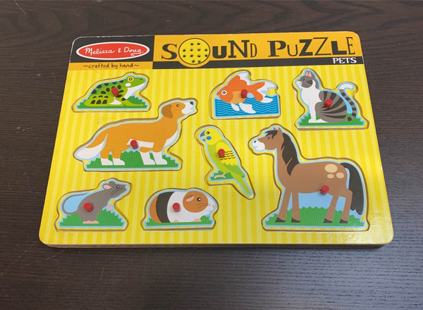 Melissa & Doug Puzzle, Sound, Pets