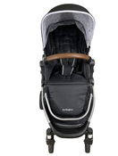 secondhand Mockingbird Single Stroller, 2023, Black, Watercolor Drops, Silver With Penny Leather