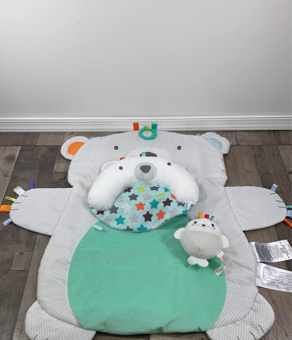 used Bright Starts Tummy Time Prop & Play Mat, Bear