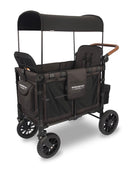 used Wonderfold W2 Luxe Multifunctional Double Stroller Wagon, Volcanic Black, 2023