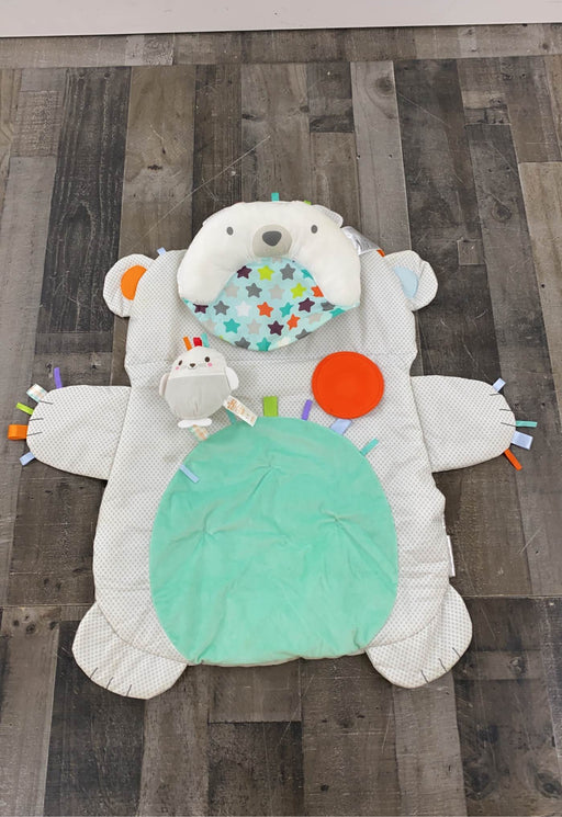 used Bright Starts Tummy Time Prop & Play Mat, Polar Bear