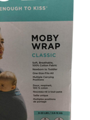 secondhand Moby Wrap Baby Carrier, Deep Sea