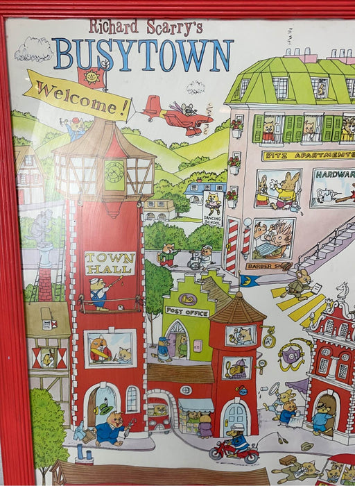 secondhand Richard Scarry Busy Town Picture Frame