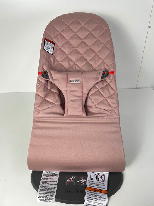 used BabyBjorn Bouncer Bliss, Old Rose Cotton