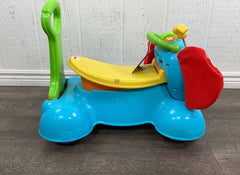 secondhand Fisher Price 3-in-1 Bounce, Stride, and Ride Elephant