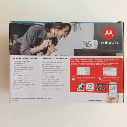 secondhand Motorola 5” Portable Video Baby Monitor