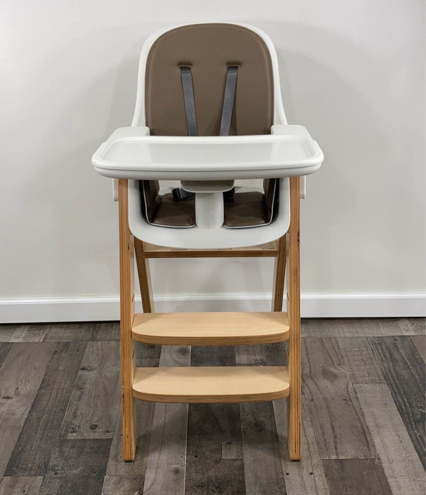 secondhand OXO Tot Sprout High Chair, Taupe/Birch