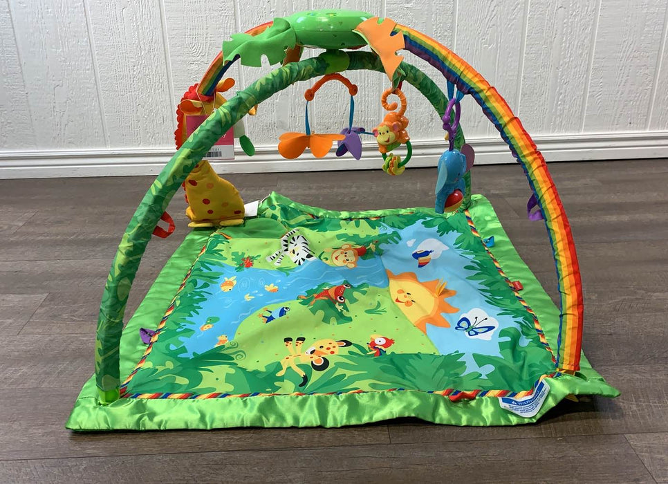 used Fisher Price Rainforest Melodies and Lights Deluxe Gym