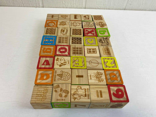 secondhand BUNDLE Wooden Alphabet Blocks