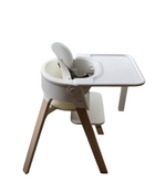 secondhand Stokke Steps High Chair, White Seat Natural Legs