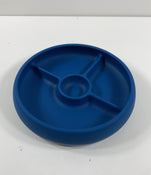 used OXO Tot Silicone Divided Plate, Navy