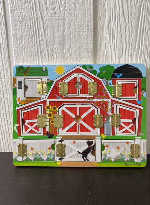 used Melissa & Doug Wooden Magnet Hide And Seek Farm