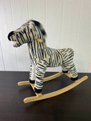 used Happy Trails Zebra Plush Rocking Animal