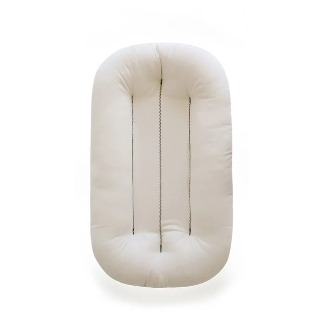 used Snuggle Me Organic Sensory Toddler Lounger, Natural