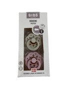 Shop BIBS Boheme Natural Rubber Pacifier 2 Pack, Ivory/Blossom, Size 1 (0+ months) at GoodBuy Gear